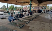 تجدید میثاق مدیر کل و کارکنان اموال تملیکی یزد با آرمانهای شهدای والامقام
