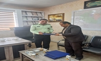 خراسان جنوبی/ دیدار مدیر کل  اموال تملیکی با رئیس پلیس امنیت اقتصادی 