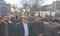 اردبیل/ تجمع کارکنان اموال تملیکی در محکومیت جنایات صهیونیستی