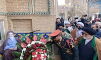 مرکزی/ گلباران حجره طلبگی امام خمینی (ره) 