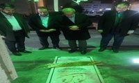 آذربایجان شرقی/ ادای احترام مدیرعامل سازمان به شهدای گمنام تبریز