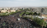 خراسان جنوبی/ بدرقه باشکوه شهید جمهور و همراهانش در بیرجند