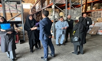 بازدید  کارشناسان ارزیاب اموال منقول از انبار استان تهران