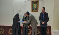 زنجان/دیدار مدیرکل اموال تملیکی با خانواده‌های شهدا 
