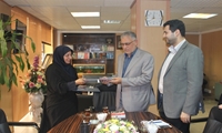 قدردانی قائم مقام سازمان اموال تملیکی از مولف کتاب تجارت غیرقانونی