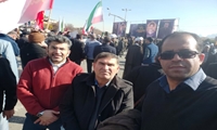 اصفهان/ حضور کارکنان اموال تملیکی در مراسم بزرگداشت 9 دی