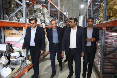بازدید مدیرعامل سازمان از انبار  کالاهای تملیکی استان اردبیل